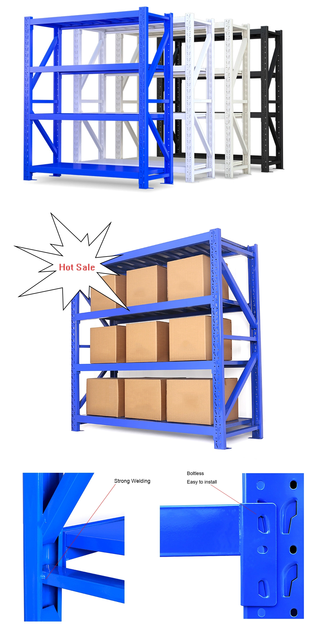 High Load Bearing Steel Kitchen Vna Rack Storage Shelf with Low Price