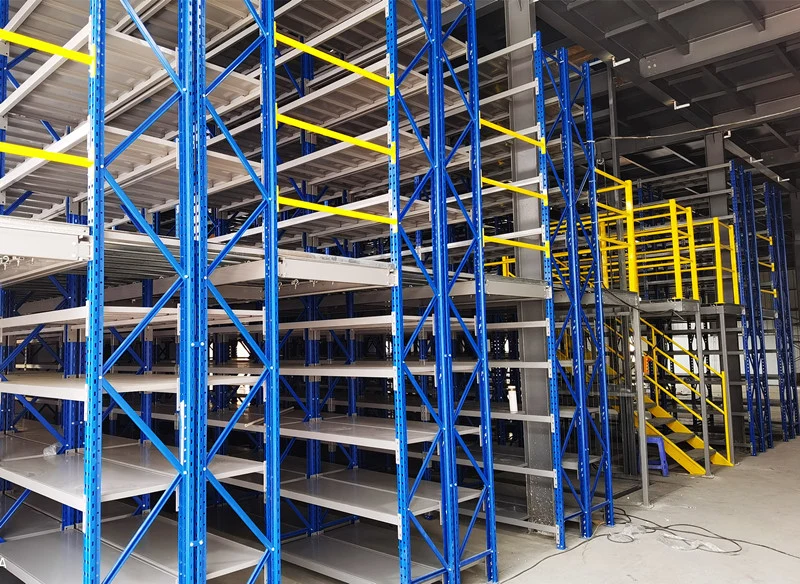 Warehouse Heavy Duty Multi-Tier Rack Supported Steel Mezzanine