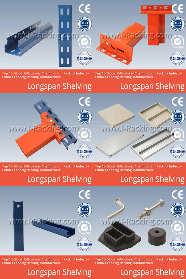 Heavy Duty Longspan Warehouse Shelf for Industrial Storage Solutions