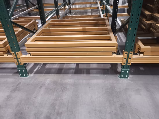 Rack de paletes de aço para armazenamento de armazém industrial