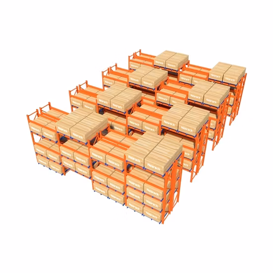 Rack de metal de aço 200-800kg Udl/Layer Longspan Shelving para sistema de armazenamento de armazém com deck de aço