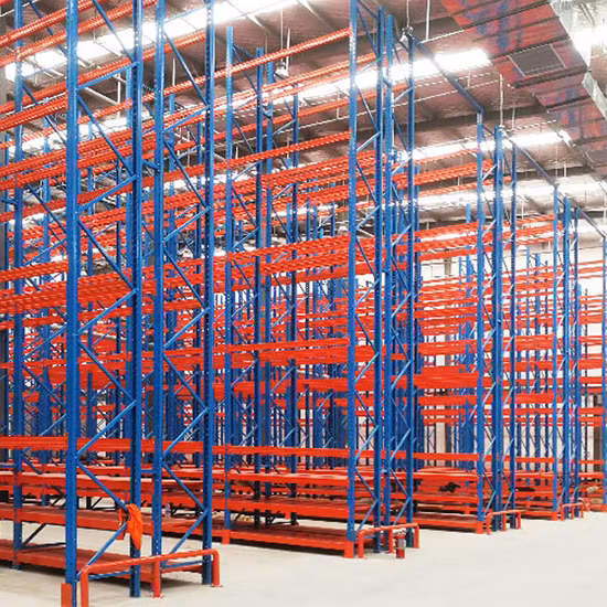 Rack de paletes para armazéns de metal em forma de lágrima de atacado direto da fábrica