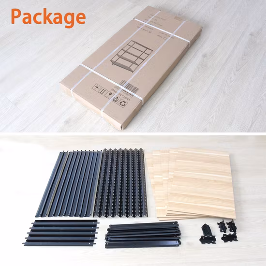 Prateleira de metal ajustável sem parafusos de 5 camadas com estrutura de rebite-180X90X45cm