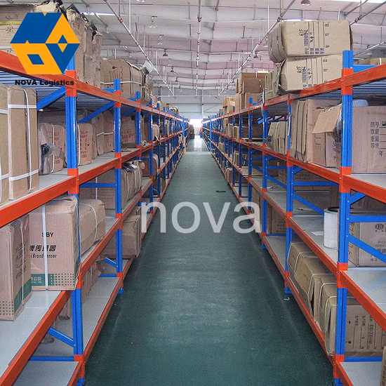 Prateleiras de metal de grande porte para armazéns
