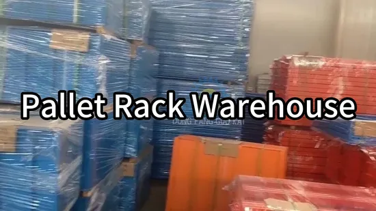 Armazém resistente Q235 aço metal Wisda comercial porta-paletes push back